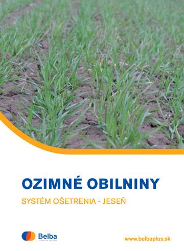 Ozimné obilniny systém ošetrenia – jeseň